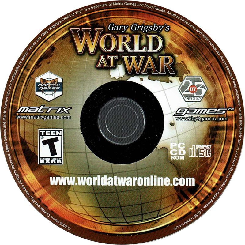 Media for Gary Grigsby's World at War (Windows)