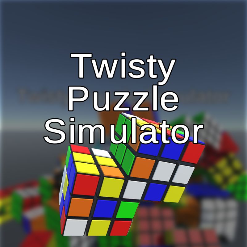 Front Cover for Twisty Puzzle Simulator (PlayStation 4) (download release)