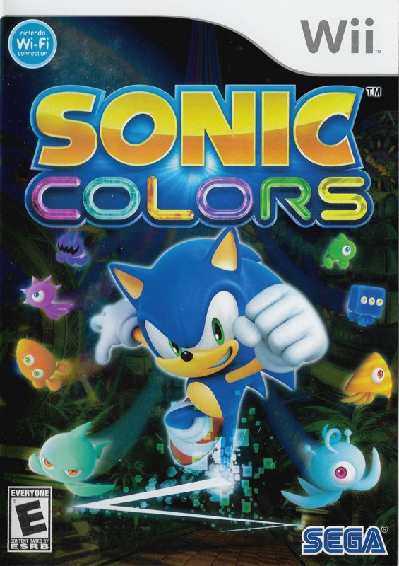 Front Cover for Sonic Colors (Wii)