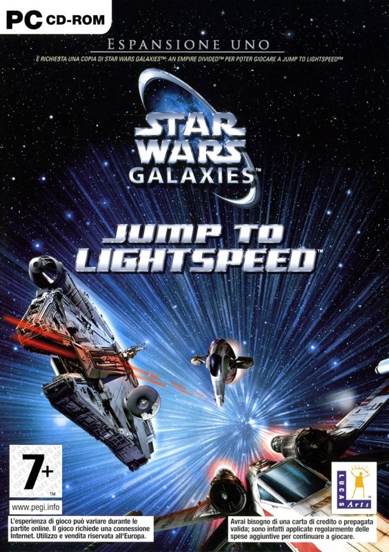 Front Cover for Star Wars: Galaxies - Jump to Lightspeed (Windows)