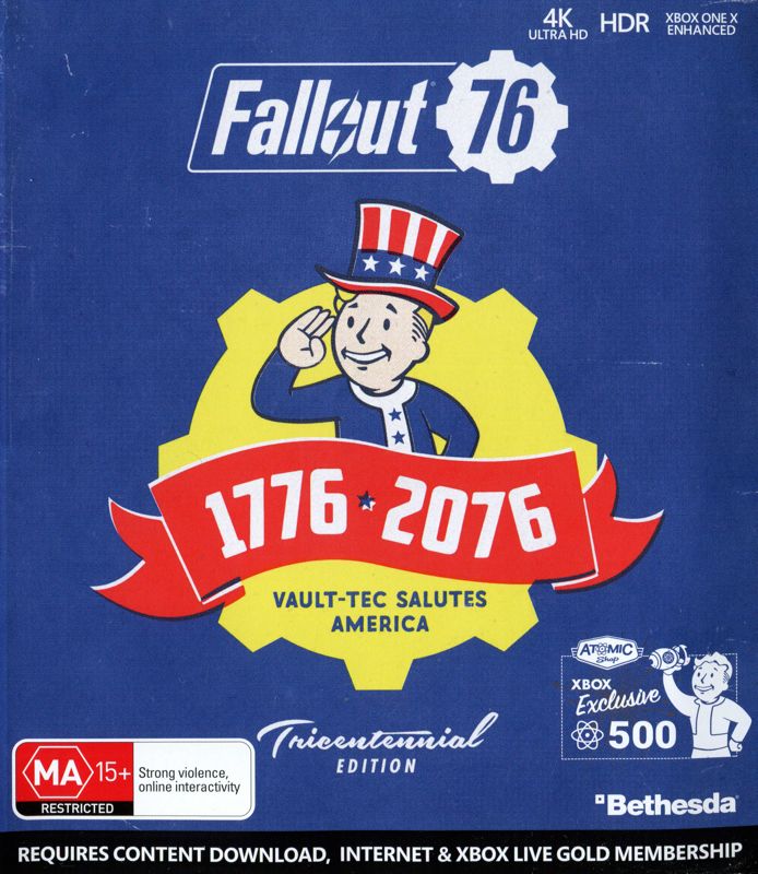 Front Cover for Fallout 76 (Tricentennial Edition) (Xbox One)