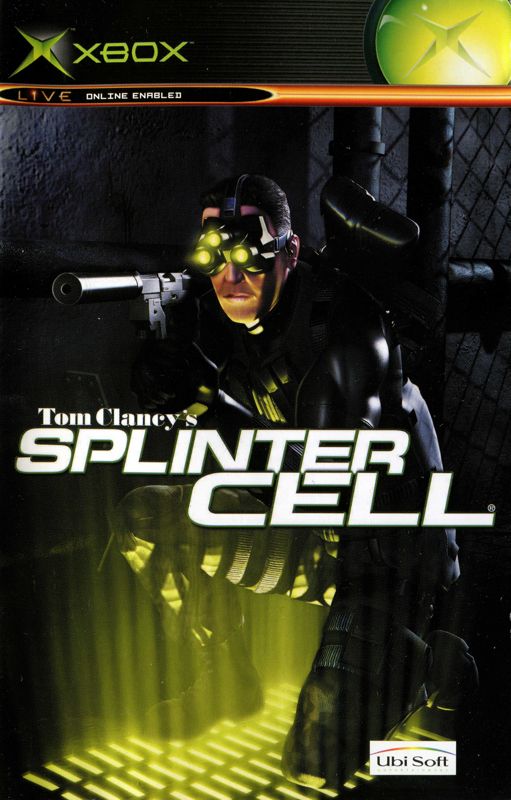 Manual for Tom Clancy's Splinter Cell (Xbox) (Classics release): Front