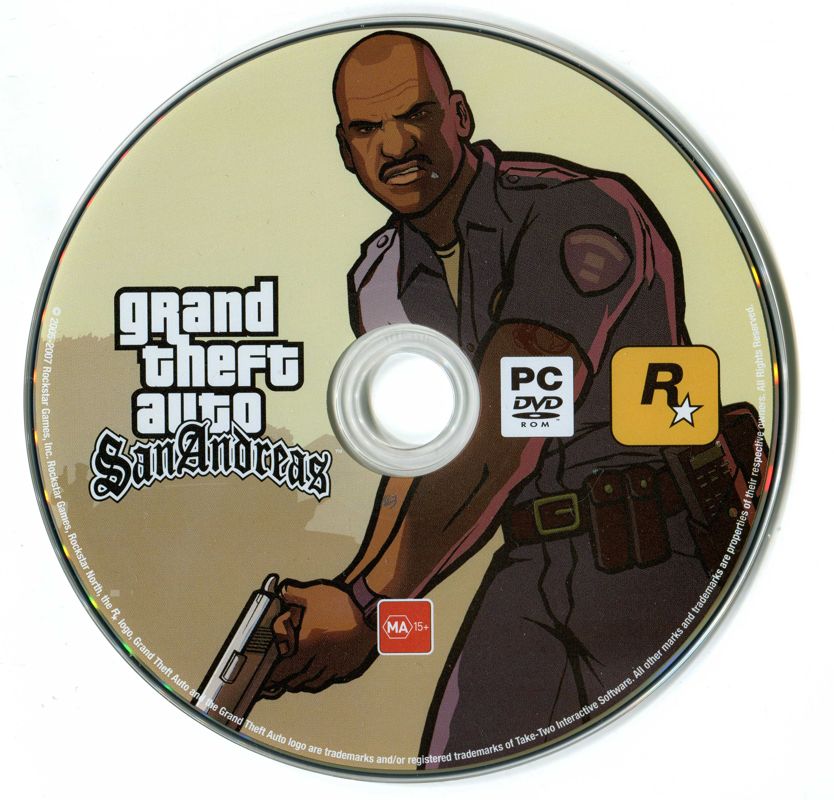 Grand Theft Auto San Andreas dvd cover - DVD Covers & Labels by