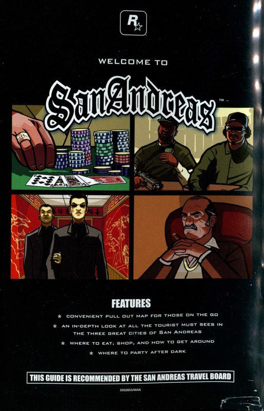 Grand Theft Auto: San Andreas cover or packaging material - MobyGames