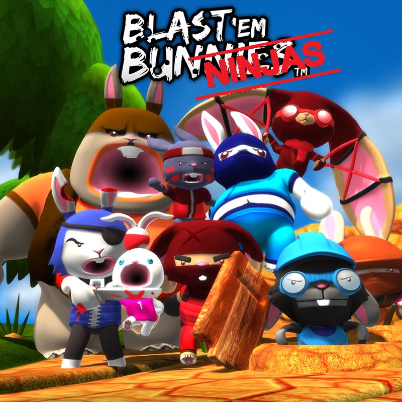 Front Cover for Blast 'Em Bunnies: Ninja Skin Pack (PS Vita and PlayStation 4) (download release)