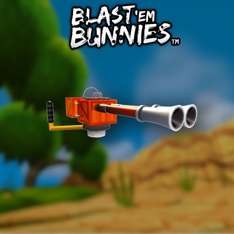Front Cover for Blast 'Em Bunnies: Runner Bean Laser Full Upgrades (PS Vita and PlayStation 4) (download release)