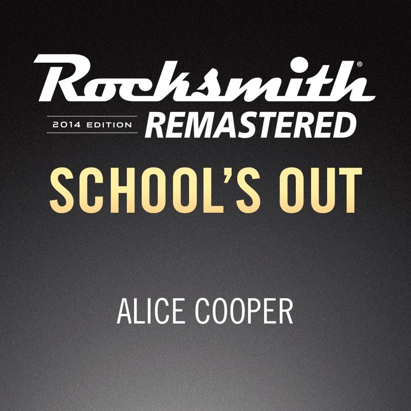 Front Cover for Rocksmith 2014 Edition: Remastered - Alice Cooper: School's Out (PlayStation 3 and PlayStation 4) (download release)