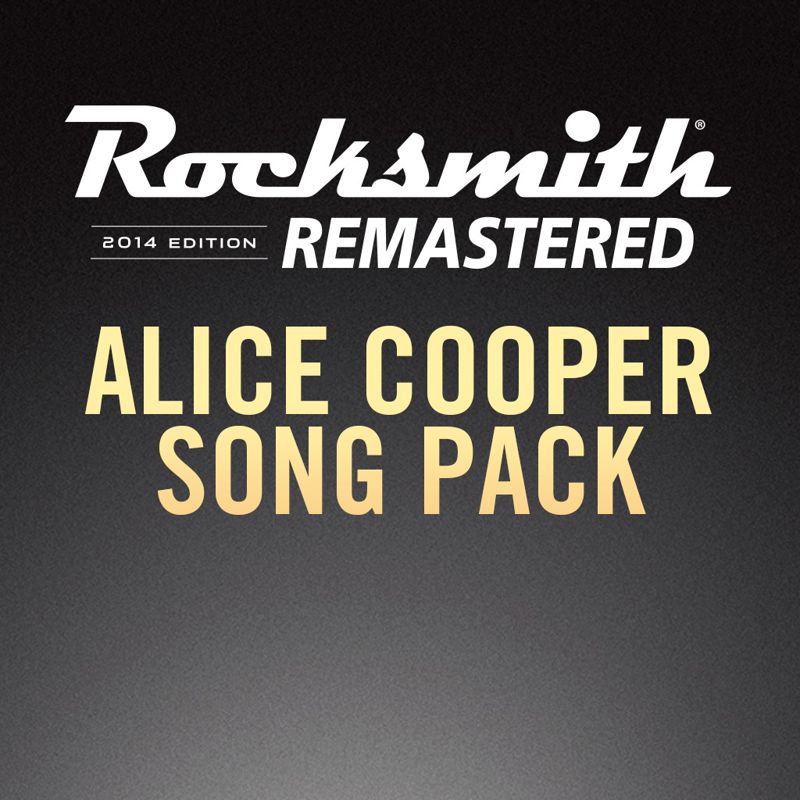 Front Cover for Rocksmith 2014 Edition: Remastered - Alice Cooper Song Pack (PlayStation 3 and PlayStation 4) (download release)