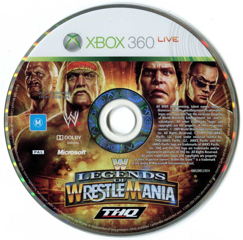 Media for WWE Legends of WrestleMania (Xbox 360)