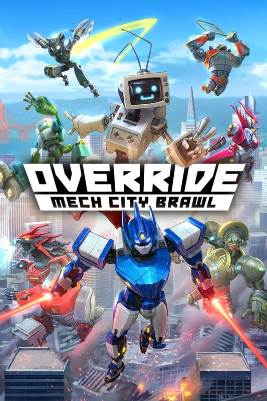 Front Cover for Override: Mech City Brawl (Xbox One) (download release)