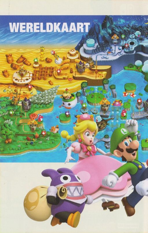 Inside Cover for New Super Mario Bros. U Deluxe (Nintendo Switch): Left