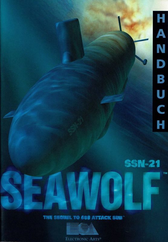Manual for SSN-21 Seawolf (DOS) (3.5" disk release): Front