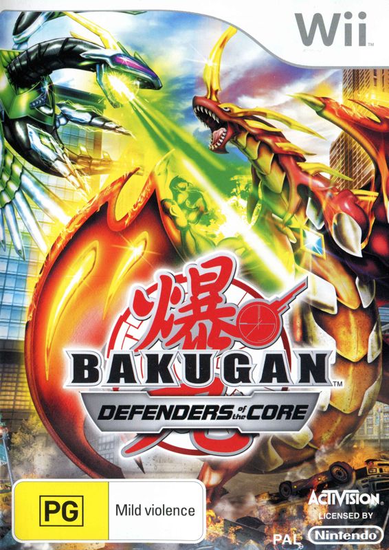Front Cover for Bakugan: Defenders of the Core (Wii)