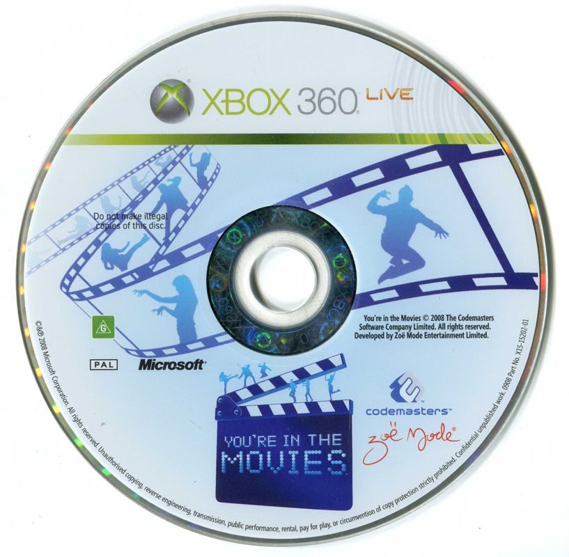 Media for You're in the Movies (Xbox 360)