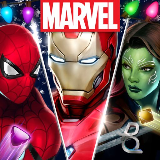 Front Cover for Marvel Puzzle Quest (Android) (Google Play release): R167 release