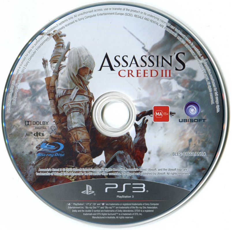 Media for Assassin's Creed III (Special Edition) (PlayStation 3)