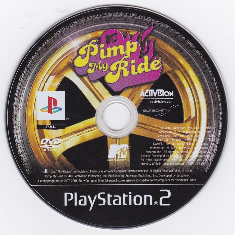 MTV Pimp My Ride cover or packaging material - MobyGames