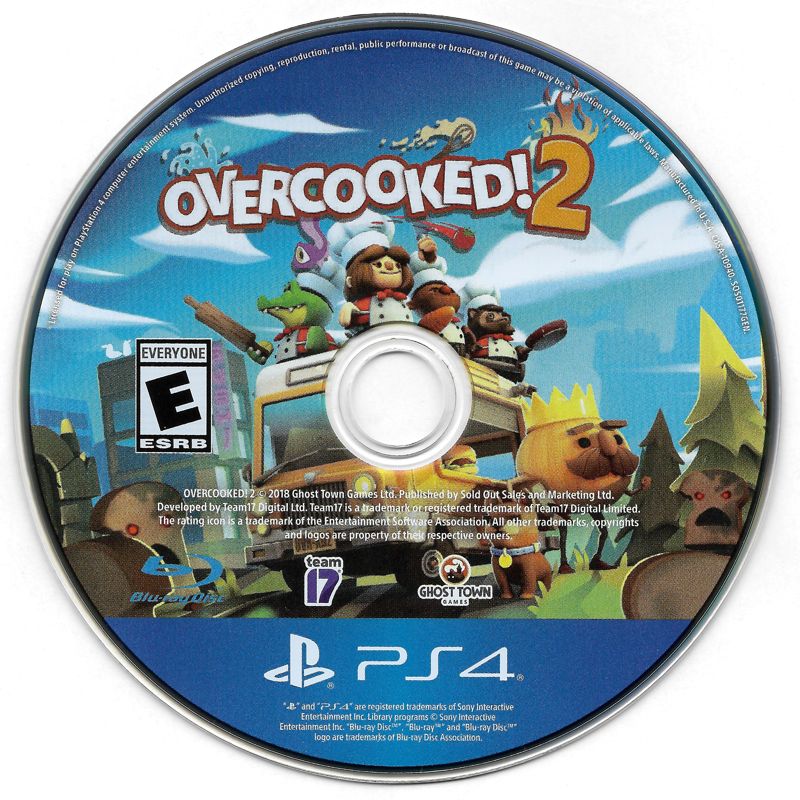 Media for Overcooked! 2 (PlayStation 4)