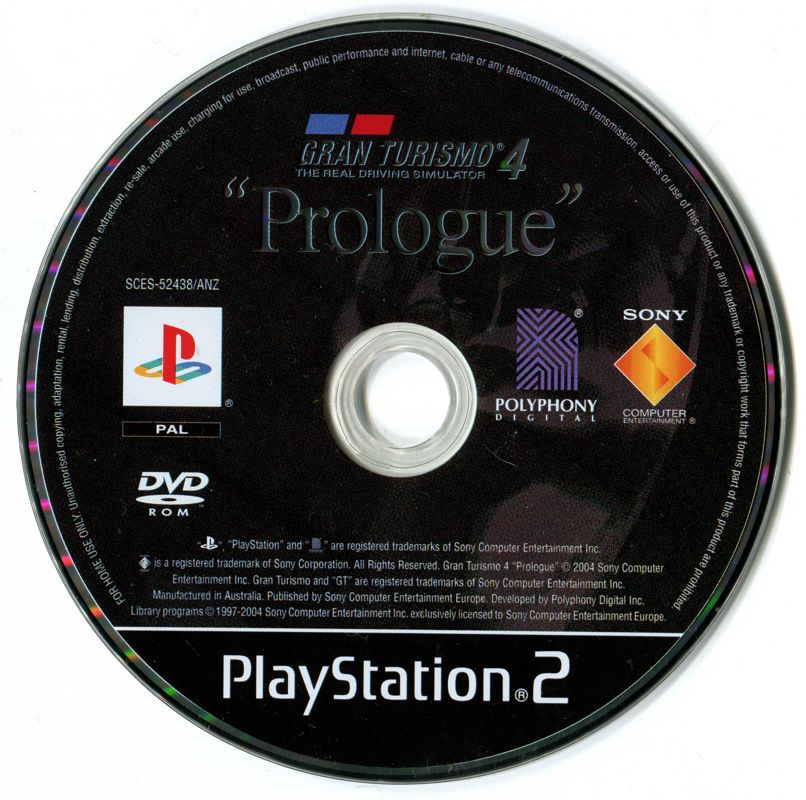 Gran Turismo 4: Prologue cover or packaging material - MobyGames