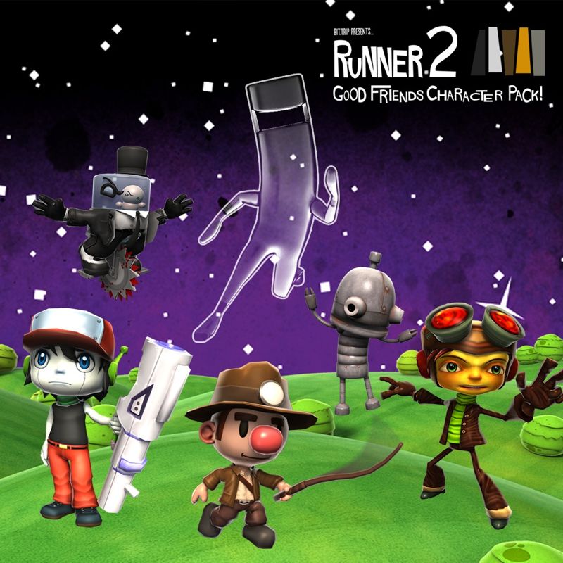 Front Cover for Bit.Trip Presents... Runner 2: Good Friends Character Pack! (PS Vita and PlayStation 4) (download release)