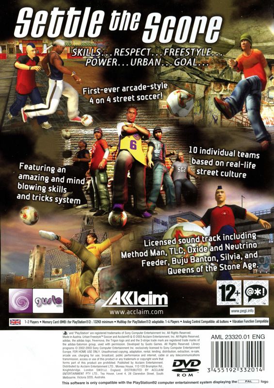 urban soccer ps2