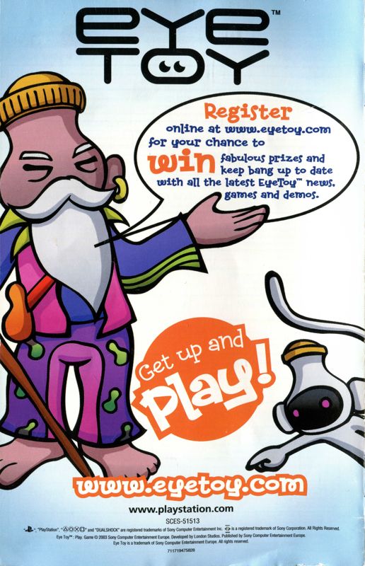 EyeToy Play cover or packaging material MobyGames