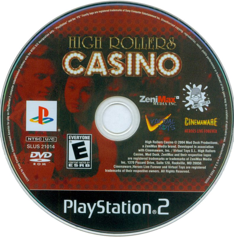 Media for High Rollers Casino (PlayStation 2)