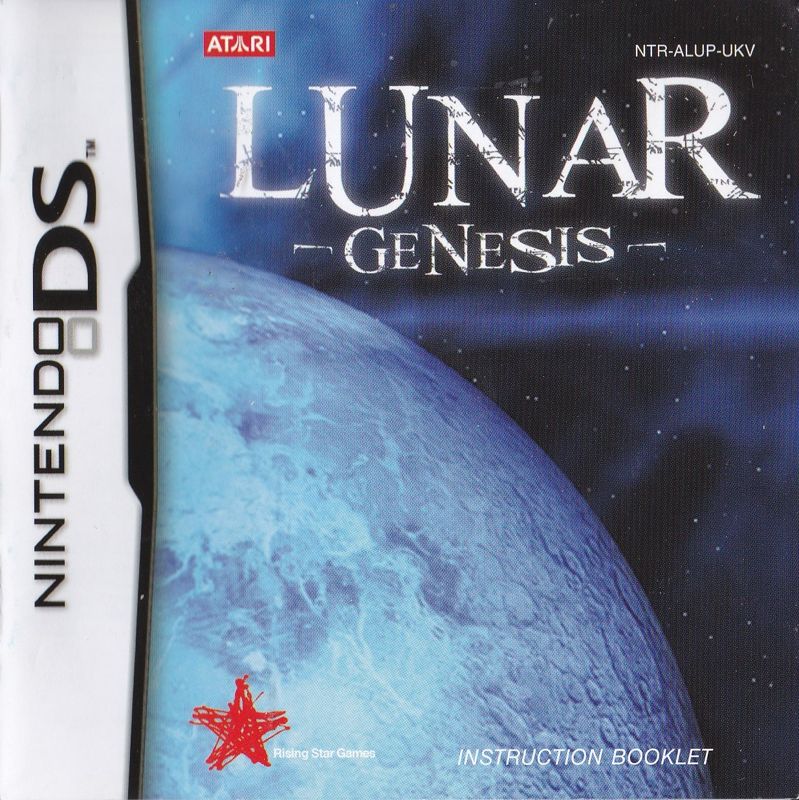 Manual for Lunar: Dragon Song (Nintendo DS): Front