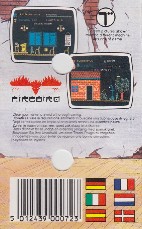 Back Cover for The Happiest Days of Your Life (ZX Spectrum)