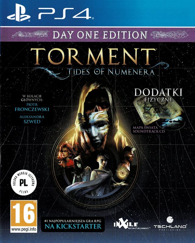 Front Cover for Torment: Tides of Numenera (Day One Edition) (PlayStation 4)