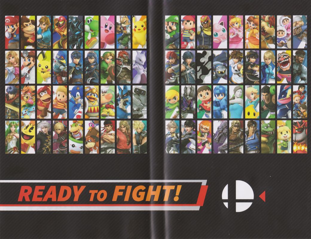 Inside Cover for Super Smash Bros. Ultimate (Nintendo Switch): Complete