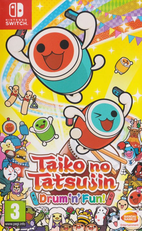 Front Cover for Taiko no Tatsujin: Drum 'n' Fun! (Nintendo Switch) (retail release)
