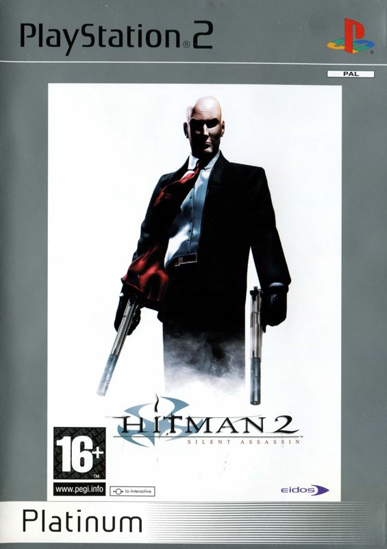 Front Cover for Hitman 2: Silent Assassin (PlayStation 2) (Platinum release)