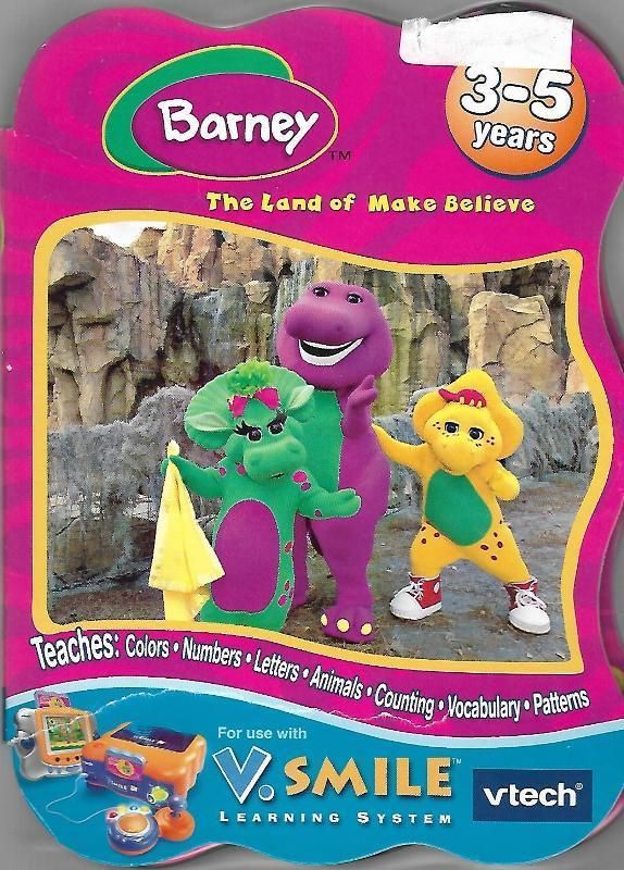 Front Cover for Barney: The Land of Make Believe (V.Smile)