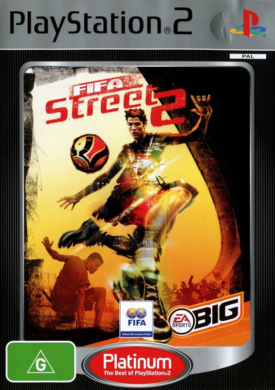 Front Cover for FIFA Street 2 (PlayStation 2) (Platinum release)