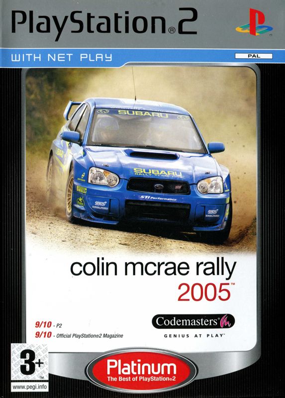 Front Cover for Colin McRae Rally 2005 (PlayStation 2) (Platinum release)