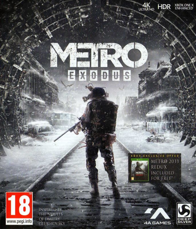 Front Cover for Metro: Exodus (Xbox One)