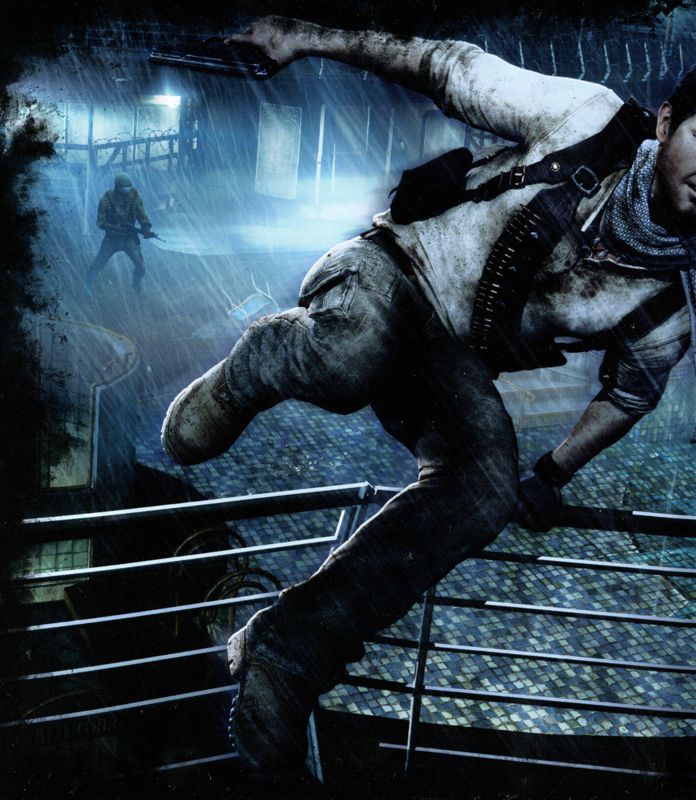 Inside Cover for Uncharted 3: Drake's Deception (PlayStation 3): Left