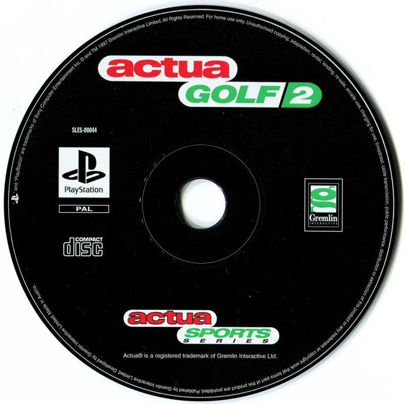 Media for Fox Sports Golf '99 (PlayStation)