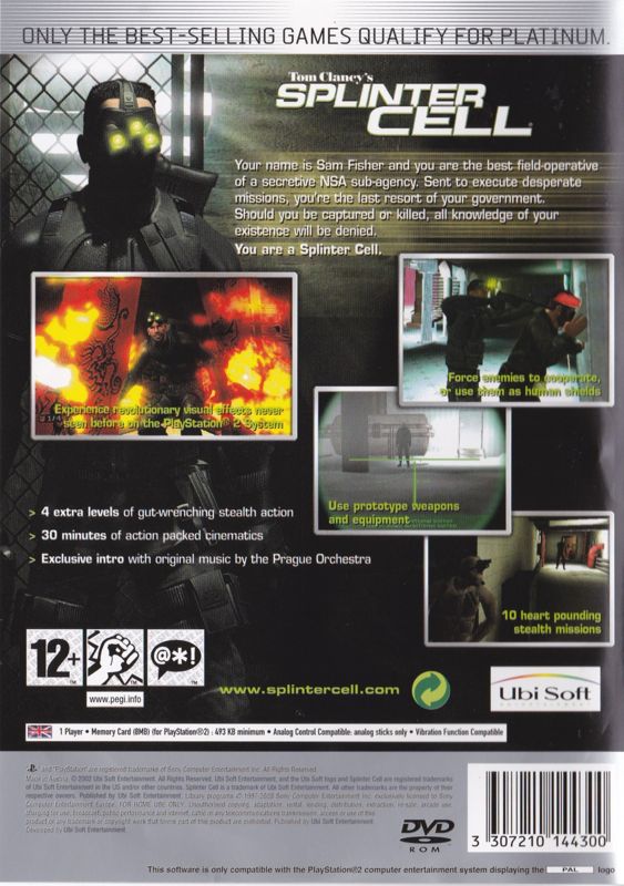 Tom Clancy's Splinter Cell: Pandora Tomorrow (2004) - MobyGames