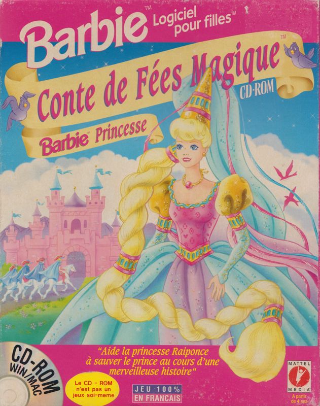 Front Cover for Magic Fairy Tales: Barbie as Rapunzel (Macintosh and Windows and Windows 3.x)
