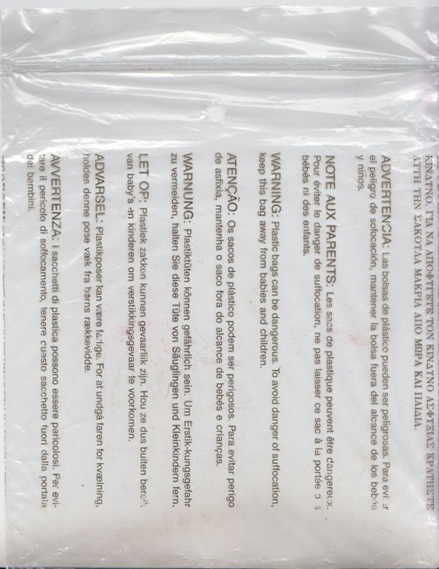 Extras for Magic Fairy Tales: Barbie as Rapunzel (Macintosh and Windows and Windows 3.x): Zip-Lock Bag