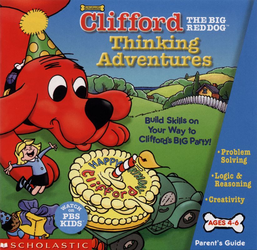 Other for Clifford the Big Red Dog: Thinking Adventures (Macintosh and Windows): Jewel Case - Front