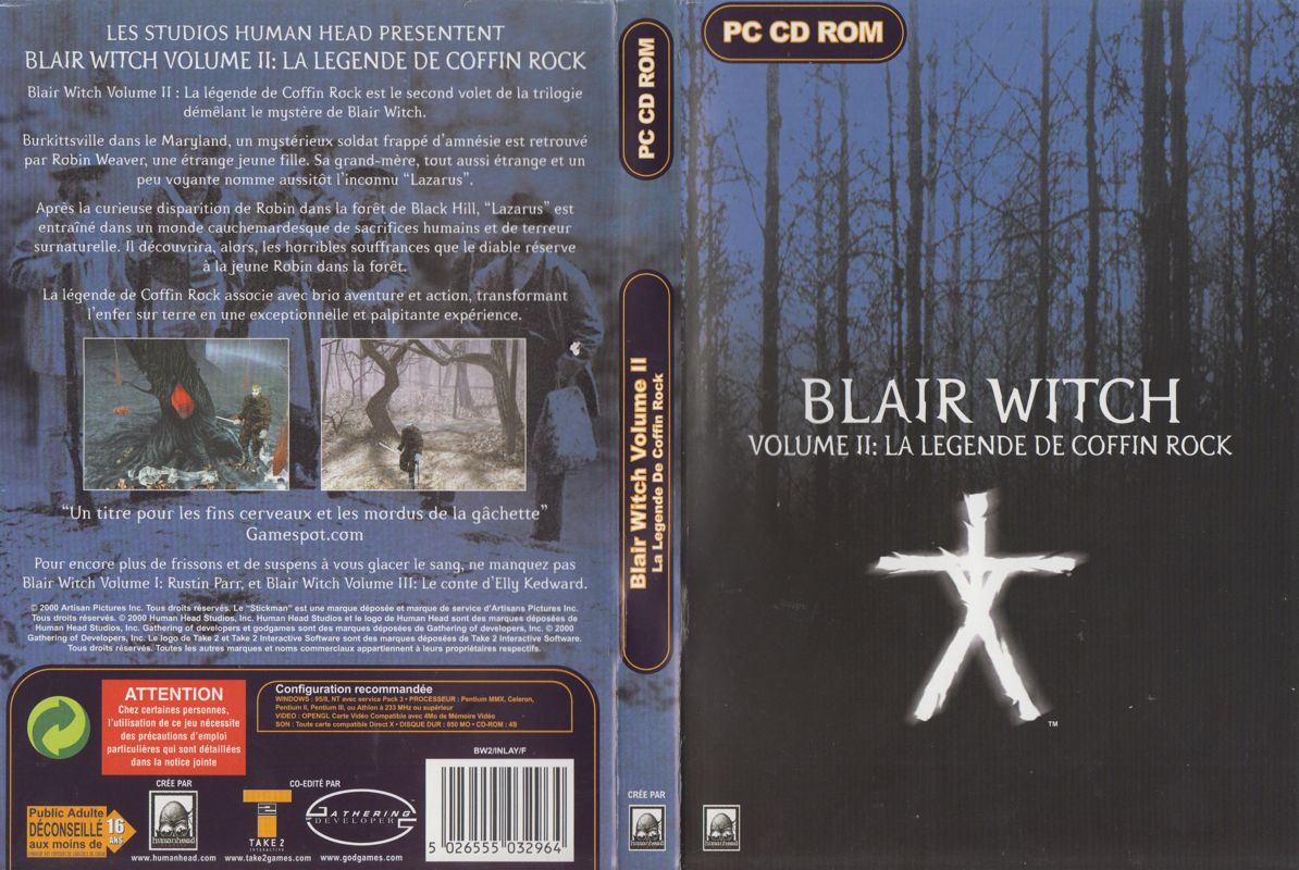 Full Cover for Blair Witch: Volume II - The Legend of Coffin Rock (Windows)