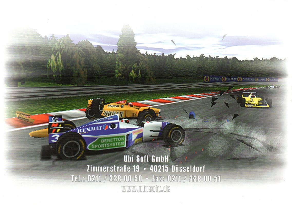 Manual for F1 Racing Simulation (Windows): Back