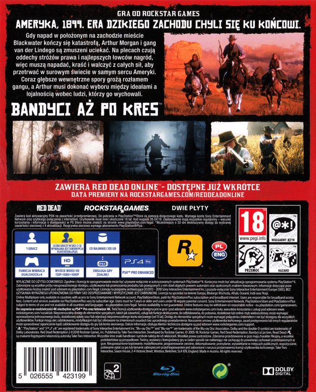 Red Dead Redemption 2 - PlayStation 4 