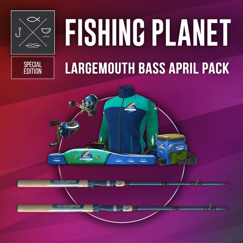 Front Cover for Fishing Planet: Largemouth Bass April Pack (PlayStation 4) (download release)