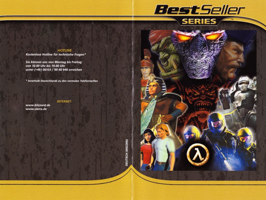 Advertisement for Half-Life (Windows) (BestSeller Series release (2001)): Full - Outside