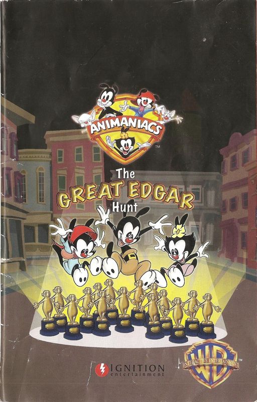 Manual for Animaniacs: The Great Edgar Hunt (PlayStation 2): Front
