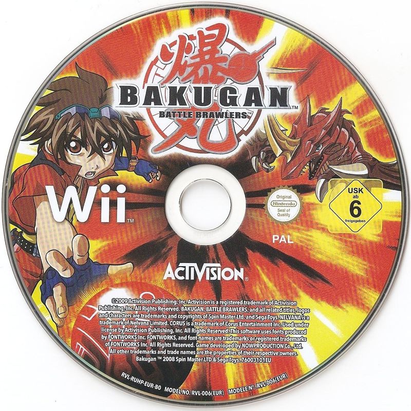 Media for Bakugan: Battle Brawlers (Wii)